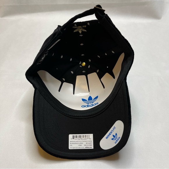 Adidas Black Suede Black Hat with Gold Emblem main image 5